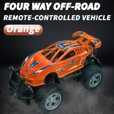 RC카 자동차 오토바이 모형 무선 조정 오프로드 드리프트 미니 포크레인 어린이 등반 원격 제어 자동차 장, 02 orange