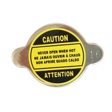 오토바이 엔진 라디에이터 캡 냉각수 뚜껑 6 탱크 회수 알루미늄, 1개