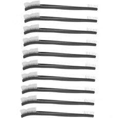 ABOOFAN 10Pcs 듀얼 헤드 플라스틱 칫솔모 청소 브러시 세트 홈 오피스 및 차량용 틈새 모서리 고공간 소프트 칫솔모를 위한 다기능 자동 충전 설계, ABOOFAN 10Pcs 듀얼 헤드 플라스틱 칫솔모 청