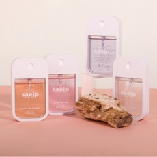 새잎 휴대용 미스트형 손소독제(무향 자몽향 장미향 라벤더향 4개세트)