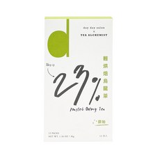 天天沙龍 TEA ALCHEMIST 23%輕焙烏龍茶，台灣原葉茶包，清新回甘，獨立包裝, 1個, 12