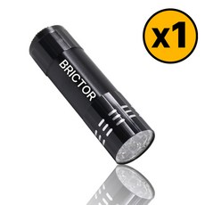 브릭터 led UV 라이트 BT-99 후레쉬 손전등, 1개, 모던 카본블랙