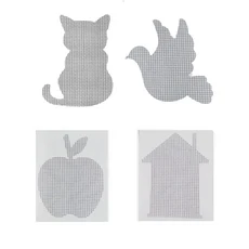 자체 접착 창/문 스크린 수리 패치 - 범용 모기장 고정 스티커, 01 Random Style 3pcs