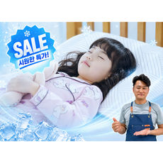 머리가 시원! 홈쇼핑동일 국내생산 나르위안 여름 쾌적 냉감베개커버 2장
