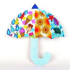 나만의 종이 우산꾸미기, 1개