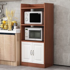 餐邊櫃現代簡約微波爐烤箱一體家用組閤櫃餐廳廚房收納儲物櫃碗櫃1