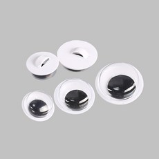 단추눈형태 무빙아이(12개) [3499], 10mm, 1개