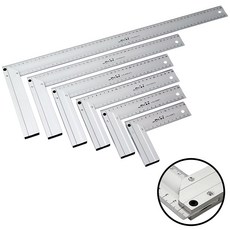 제이팬더 알루미늄 직각자 정밀 목공 작업용 기역자 ㄱ자 각도자 스퀘어, 1개, 600mm