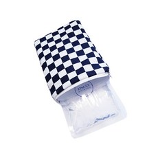 15x20 보냉파우치+아이스팩/휴대용 체온유지 얼음주머니, 블랙체스 1세트, 1개