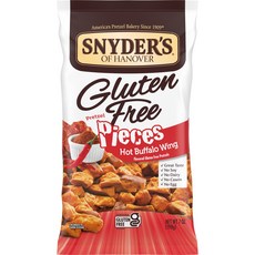 Snyders Of Hanover 프레첼 피스 글루텐 프리 핫 버팔로 윙, 198g, 1개