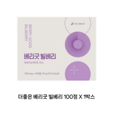 THEJOEUN 베리굿 빌베리, 100정, 1박스