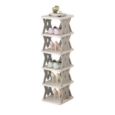 홈베이직 높이조절 접이식신발장 좁은현관 신발정리대