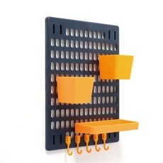 부착식 데스크테리어 페그보드 세트 인테리어 벽타공판 무타공페그보드