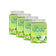 카네이션 일자형패드(2회)30개입 성인기저귀, 30매입, 4팩