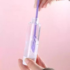 다용도 절약 스푼 미니 스파츌라 롱 주걱 헤라 주방 화장품, 퍼플-대, 1개