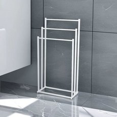 욕실 대나무 걸이대 화장실 스탠드 옷걸이 수건걸이, 1