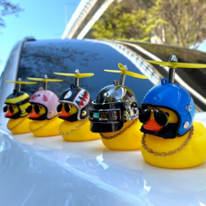 루체트리 러버덕 오리 차량용 자전거용 장식 악세사리 벨 헬멧 자전거벨 소품, a91오리-자전거용, 상어