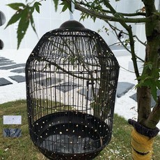 새장 메쉬 커버 XL 케이지 덮개 먼지방지 조류용품, 1개