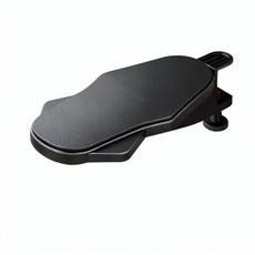 ADSA 免打孔折疊桌面手臂托架, 黑色 31x14.5, 1個