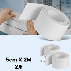 창문 결로용 중형 5cm 2M 물흡수 테이프 2개 유리창, 1세트