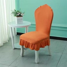 우아항 장식 유럽식 레이스 의자 덮개 북유럽 세탁가능 벨벳 리폼 다용도 책상 가정용, 유럽식 치맛자락