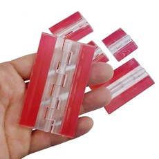 프리터애 경첩마트 아크릴경첩 접착식 투명 이지 힌지, 2개