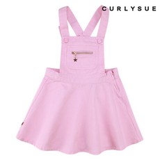 컬리수 아동 핑크팝 멜빵치마 원피스 CNS1GAOV03