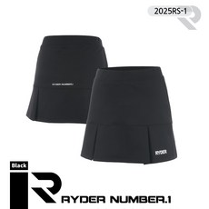 라이더 치마바지 배드민턴 스커트 블랙 2025RS-1