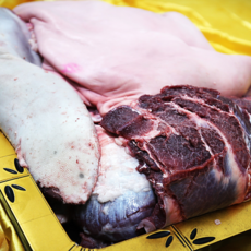 [도축장 당일직송] 한우 100% 거세 소머리 반마리 당일작업 당일발송 신선 거세머리 12kg 전후, 1개