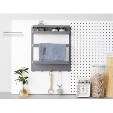 냉장고옆부착 주방용품 키친타올 자석선반 소품장식 진열대 틈새 피규어장식