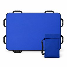 환자이동 매트 전신 슬라이딩 시트 보조매트 손잡이형 120x100cm 블루, 1개