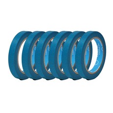 이태리 마스킹 종이 테이프 15mm X 40M 보양 도장 유로피안 청녹 6개