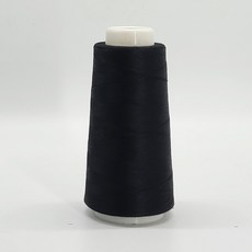 (백양재봉실) 고강력 코아사 45수2합 2 500m 백마표 100색 재봉실 미싱실 Made in Korea, 1개, 블랙 검정