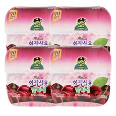 산도깨비 화장실용 탈취제 블랙체리향, 4개, 300g