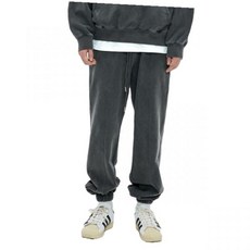 브랜드정품 소버먼트 SOVERMENT 860G 피그먼트 컷 스웨트 팬츠-챠콜- 236034