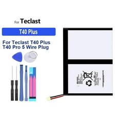 Teclast T40 Plus/T40 Pro Tpad A10 A10T A10S T10 T20 T30 T13 T15 M2 태블릿 PC용 배터리, T40 Plus