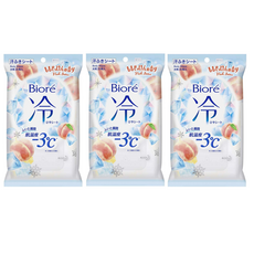 비오레 냉시트 복숭아 비누향 20매입, 3개