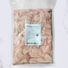 [에이앤제이푸드] 무염 뼈없는 닭발 (냉동), 3개, 1kg