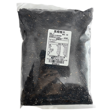 元生雜糧 黑糯米一斤裝 紫米 黑糯糙米 健康雜糧, 1斤, 1個