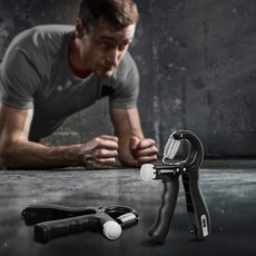 R型計數握力器 可調節5KG-60KG肌肉力量鍛煉健身器材手指康復訓練Hand Grip, 1個