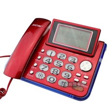 옛날전화기 골동품 빈티지소품 있는 스피커가 증폭 레트로소품 버튼 전화 큰 을 위한 그림 원, N. 새로운 하이테크 89 레드