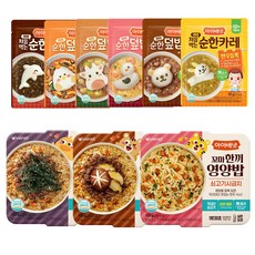 아이배냇 꼬마 한끼 영양밥 3종+덮밥소스 6종, 1세트, 750g