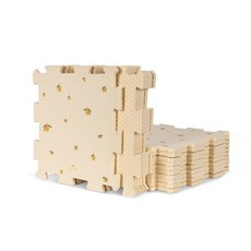 konges sløjd 寶寶爬行遊戲墊 安全無毒易清潔, 1個, 彩繪巧拼 - LEMON