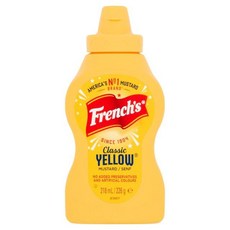 영국 프렌치 French's Classic Yellow Mustard 클래식 옐로우 머스타드, 226g, 6개