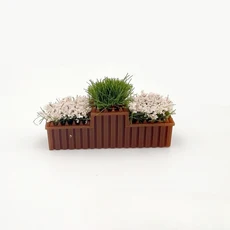 미니 꽃밭 화려한 모델 미니어처 사진 촬영 모래 테이블 인형집 DIY 공예 장식 데코, G