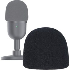 마이크 팝필터 스탠드 노이즈 차단 녹음용 선몬 세이렌 미니 팝 필터 폼 커버 - 레이저 USB 스트리밍 마이크용 전문 윈드스크린 윈드 커버로 플루오시브를 최소화합니다, Razer mini pop filter