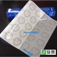 Bluedrop 矽膠烘焙墊 玻璃纖維馬卡龍墊, 1個, 雙面三款圖案