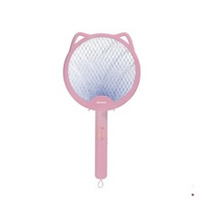 AIWA 愛華 貓形USB二合一捕蚊燈拍 AEM-300 夜燈 物理滅蚊 靜音滅蚊 捕蚊神器, 粉色