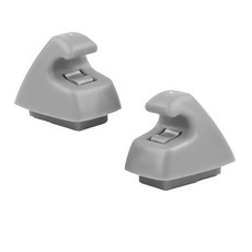 WEVDN 선바이저 서포트 95994976 브래 클립 2개 95994975 리테이너 후크, 회색.