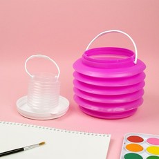 자바라 물통 플러스 핑크 물감물통, 단품